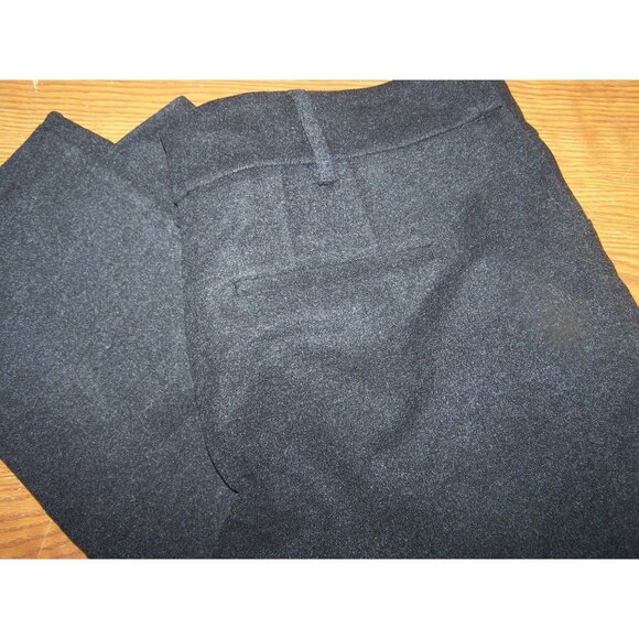 Express Ankle Pants Heavy Weight Deep Charcoal Gray 14S - Picture 12 of 14